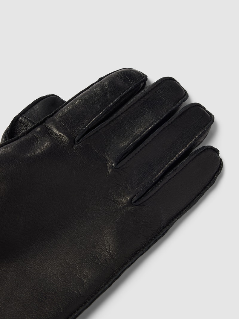 Handschuhe aus Leder Modell 'Kranton' in schwarz
