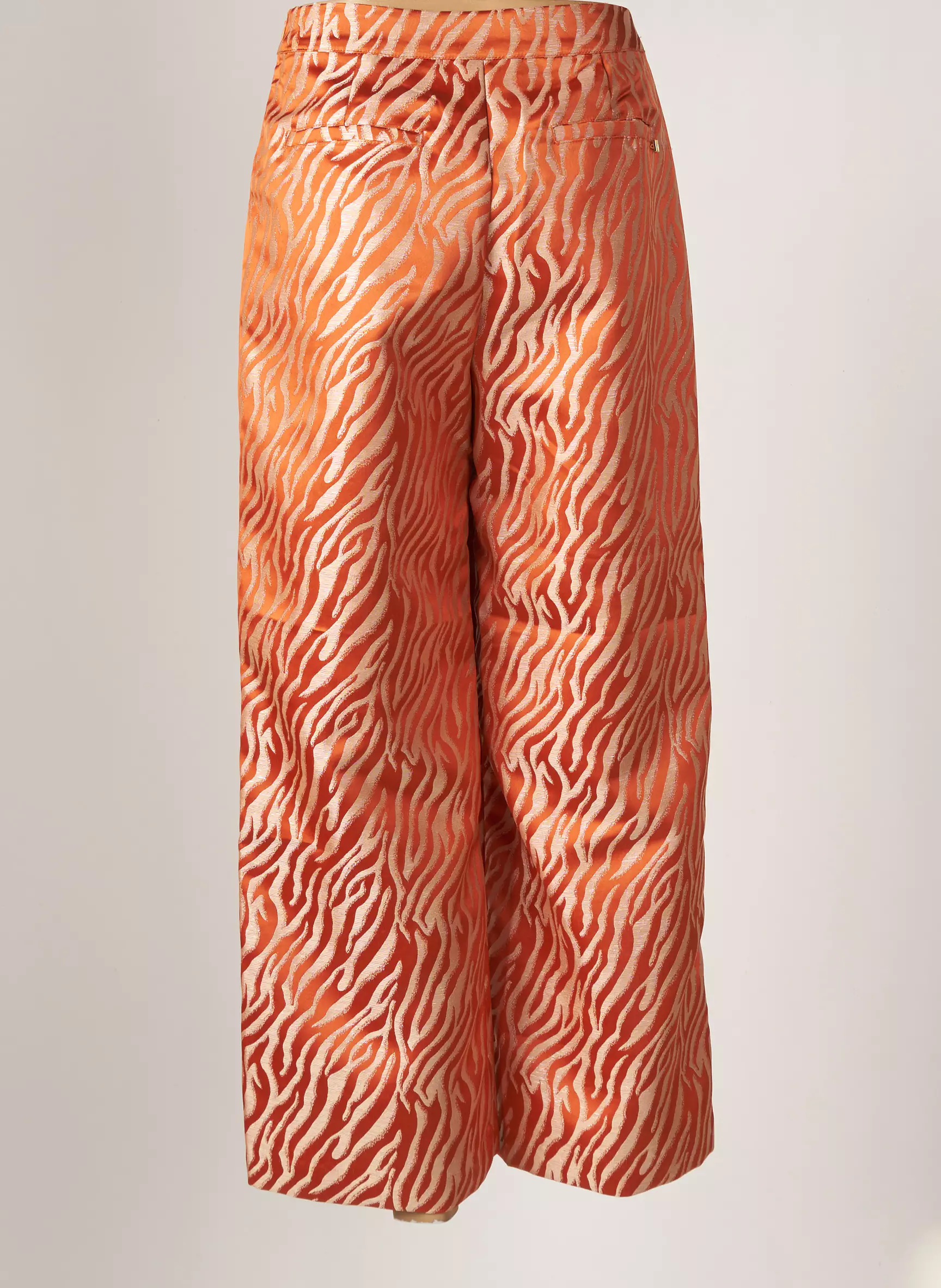 Lola Casademunt Pantalons Larges Femme couleur orange