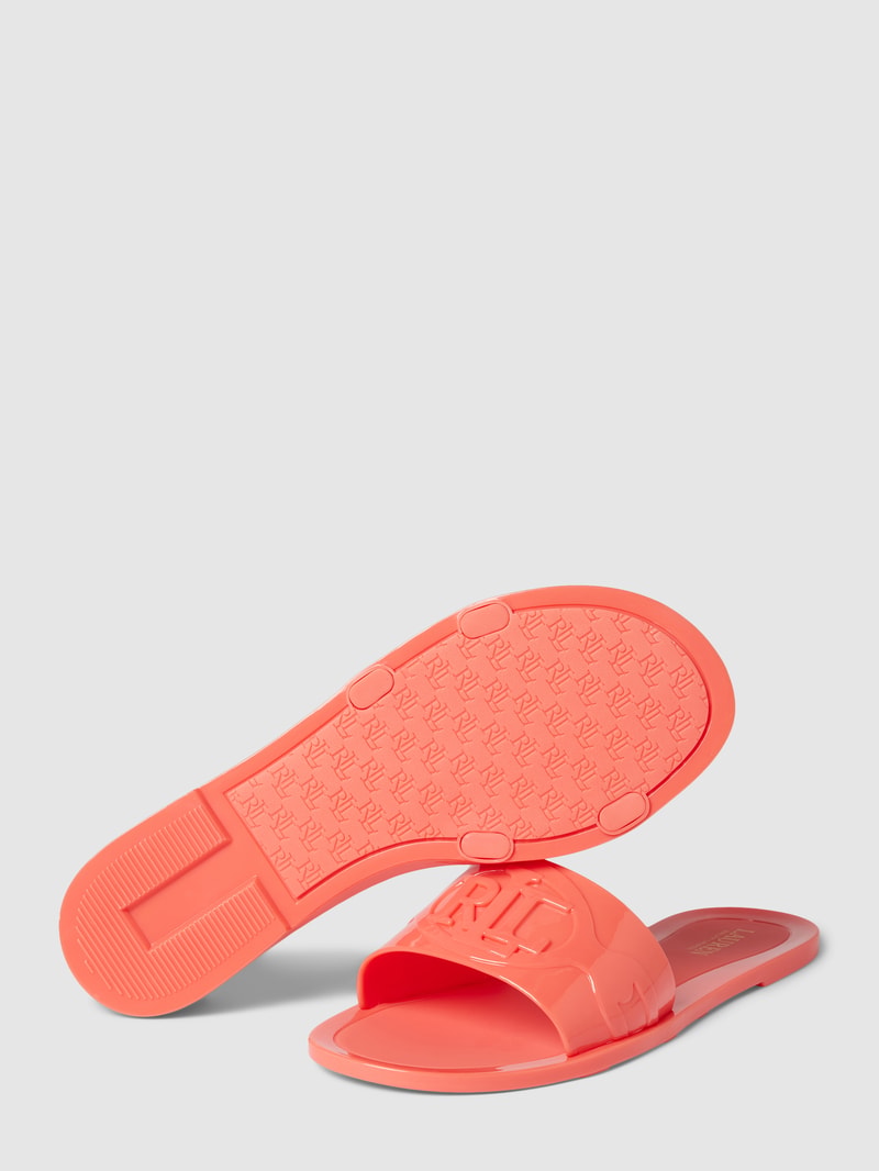 Slides mit Label-Details Modell 'JELLY' in koralle
