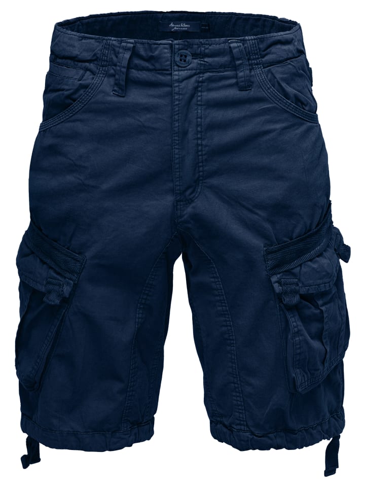 Amaci&Sons Cargoshorts LACKAWANNA in Navyblau günstig kaufen