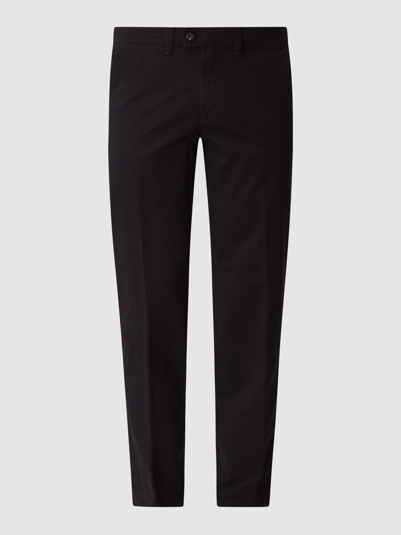Chino mit Stretch-Anteil Modell 'Jim' in schwarz
