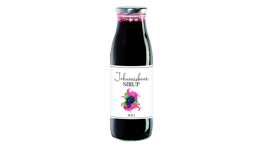 Gourmet Berner Schwarzer Johannisbeersirup 500 ml