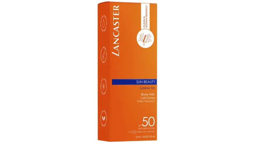 LANCASTER Sun Beauty Body Milk Water Resistant SPF 50 175 ml