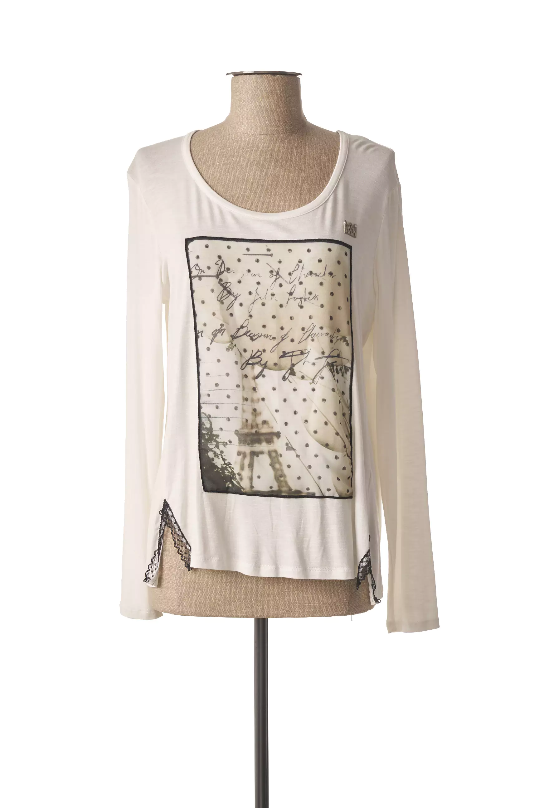 Mado Et Les Autres Tshirts Femme couleur blanc