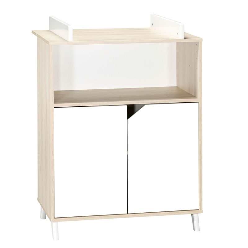 Commode à langer 2 en 1 Scandi naturel