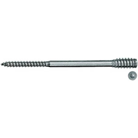 Fischer 512994 Avstandsskrue ASL 6 x 250 elektrogalvanisert stål 100 stk.
