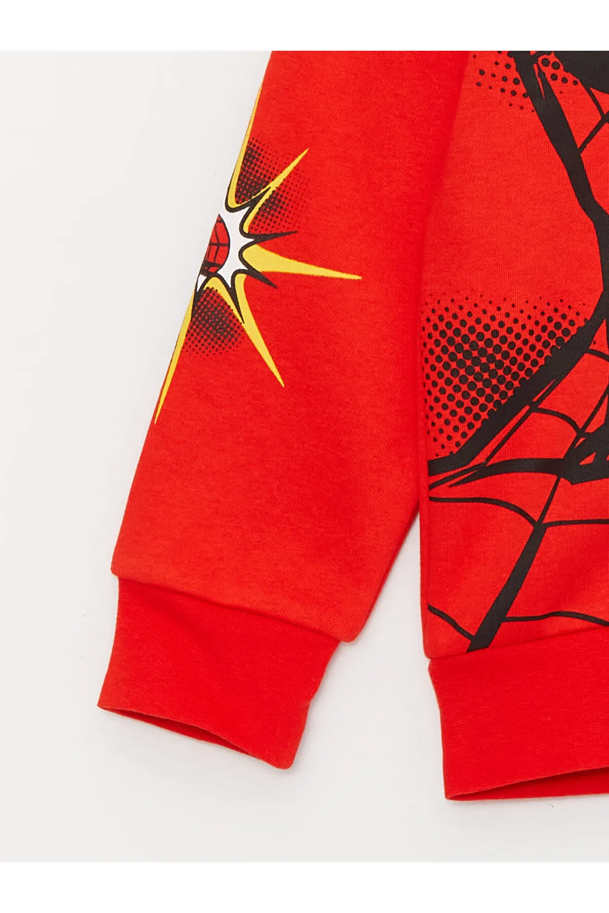 LC Waikiki  Langarm-Sweatshirt für Jungen mit Kapuze und Spiderman-Aufdruck und Reißverschluss