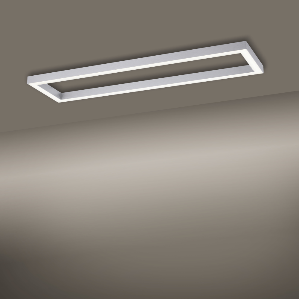 Deckenleuchte Pure Lines alu