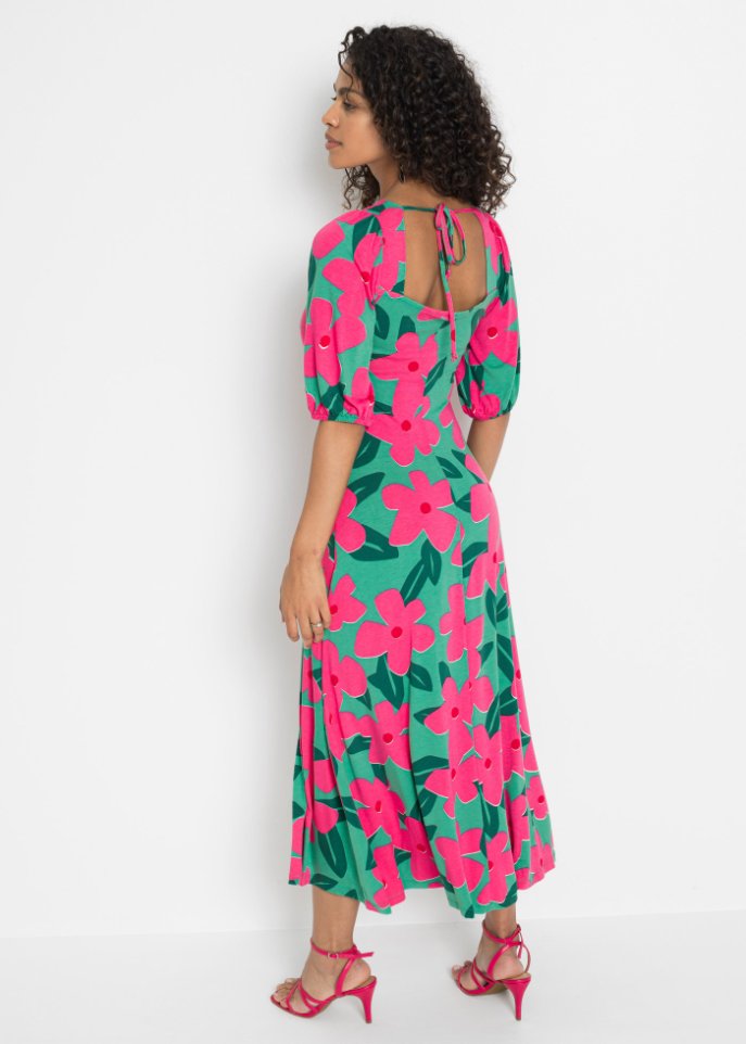 Midikleid mit Schlitz