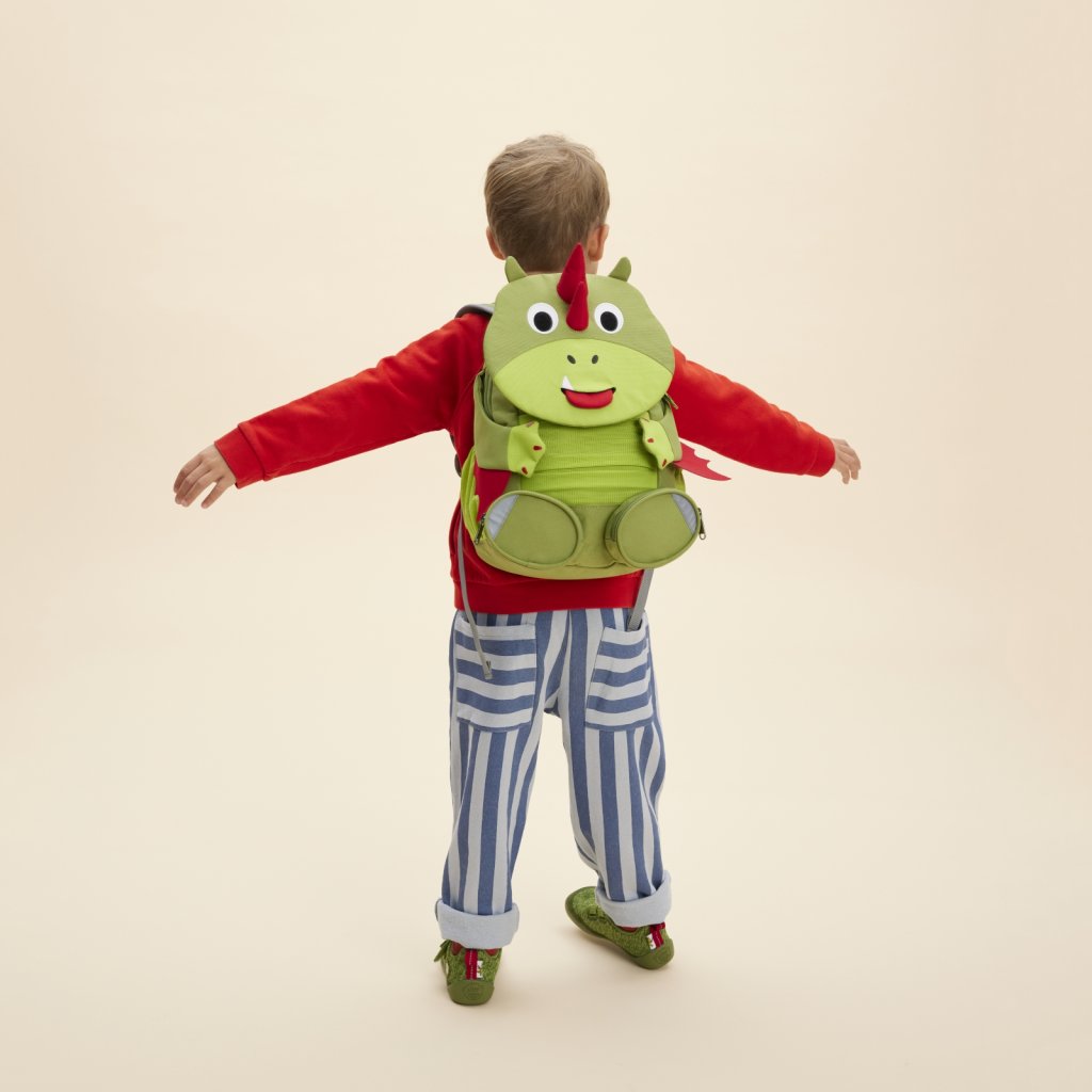 Affenzahn Rucksack großer Freund grüner Drache