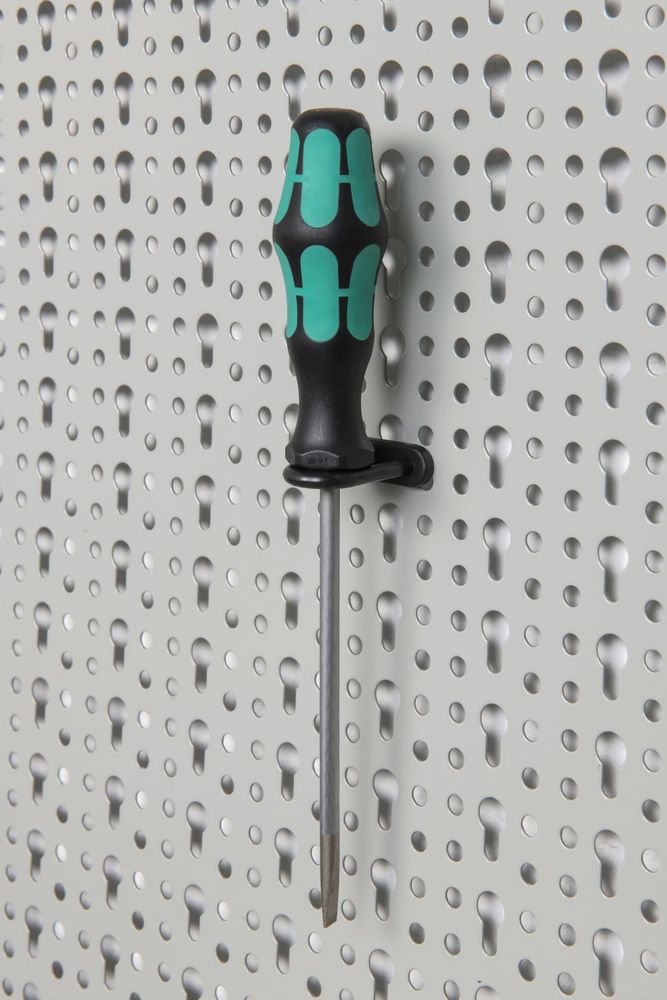 Kreher XXXL Lochwand mit Hakensortiment 52tlg. _Hellgrau _ 120 x 46 cm