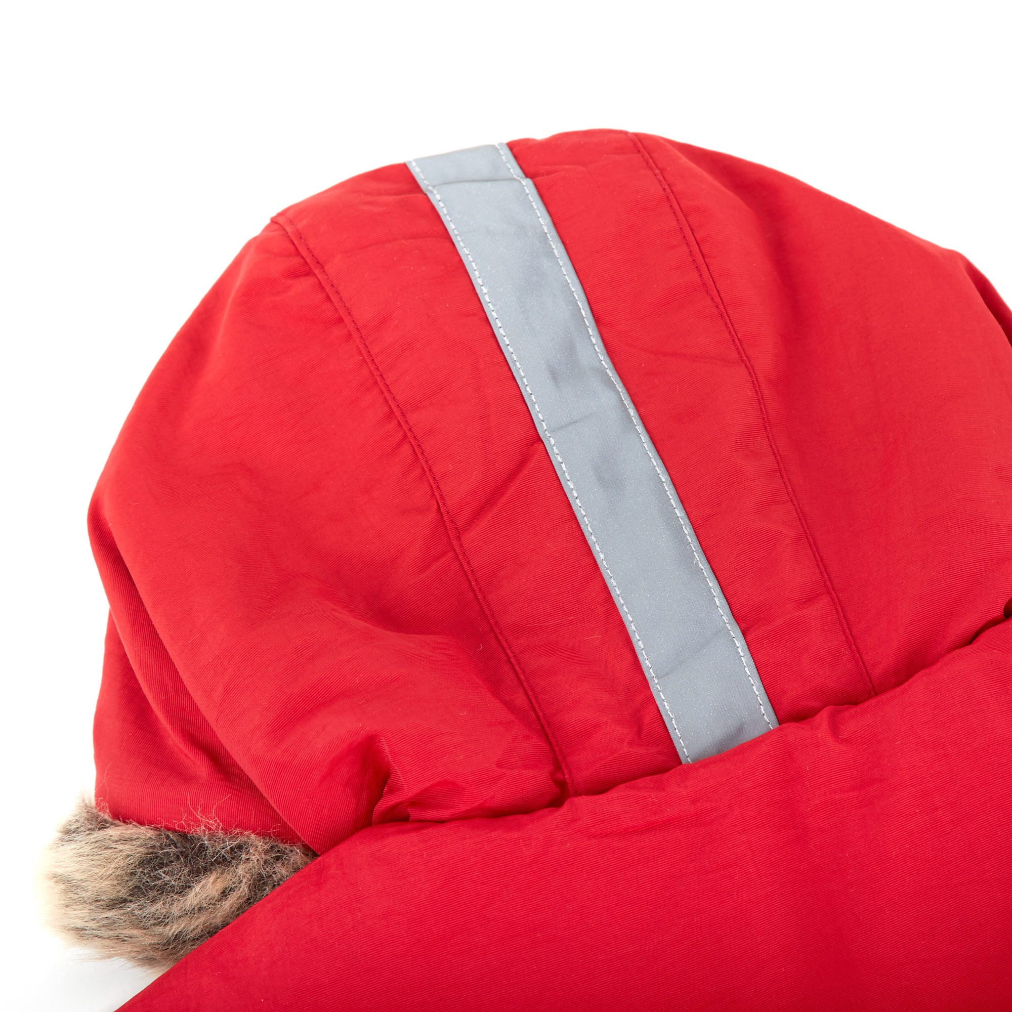 Wattierte Baby Winterjacke in Rot
