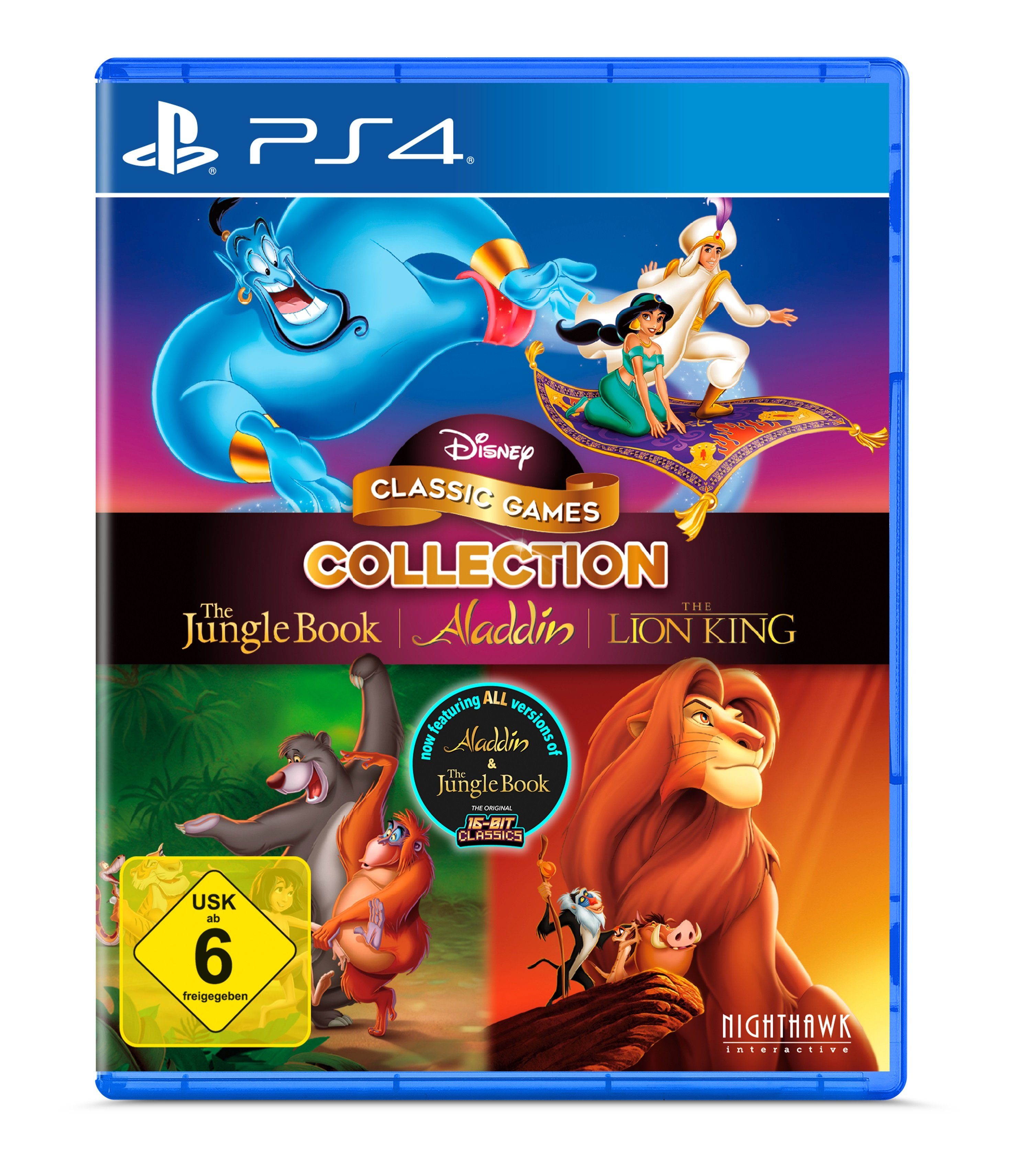 Classic Games - Jungle Book, Aladdin, Lion King PlayStation 4