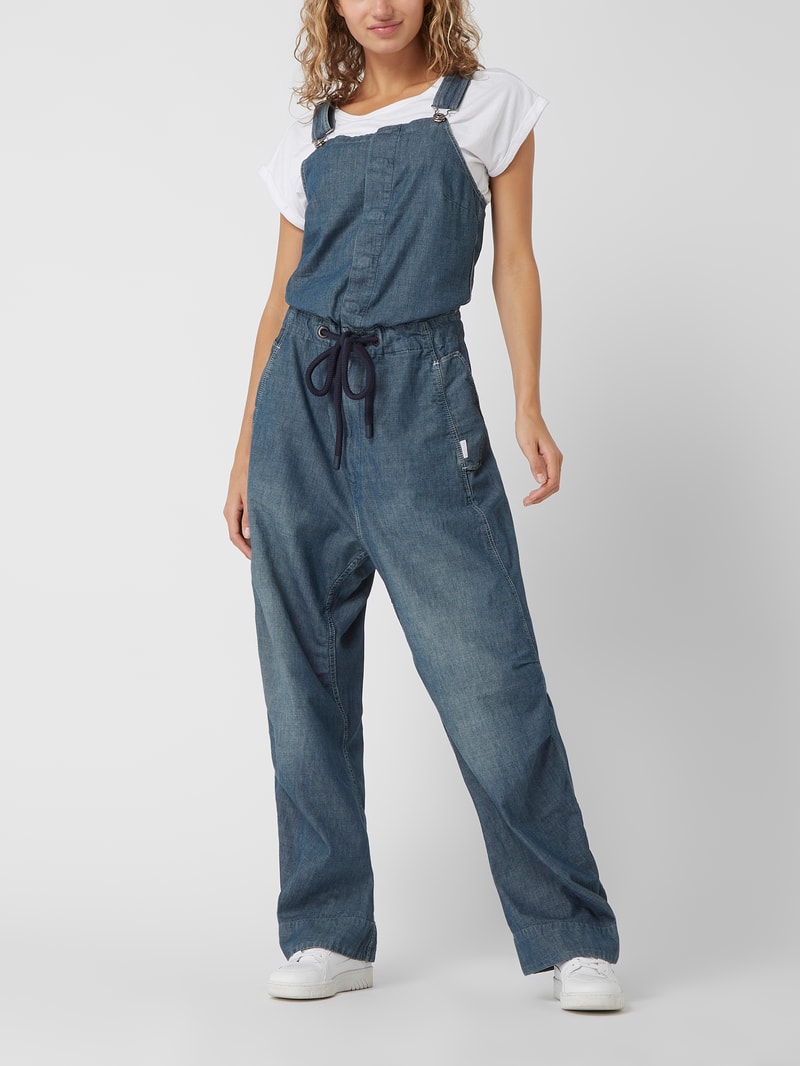 Jumpsuit aus Denim Modell 'Bib' in jeans