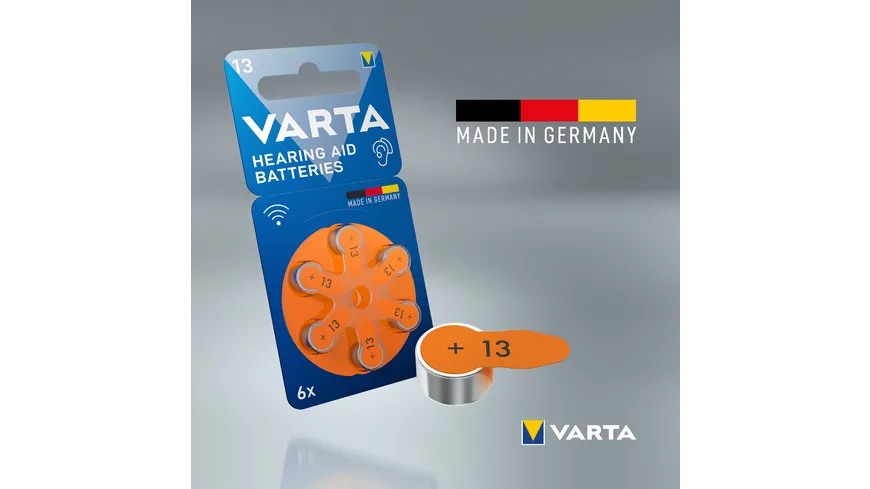 VARTA Hearing Aid Batteries 13 Blister 6er