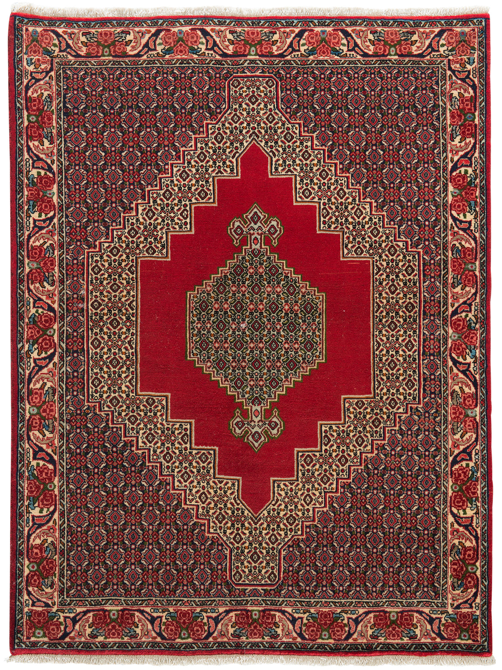 Senneh ca. 127 x 168 cm, Unikat / Einzelstück