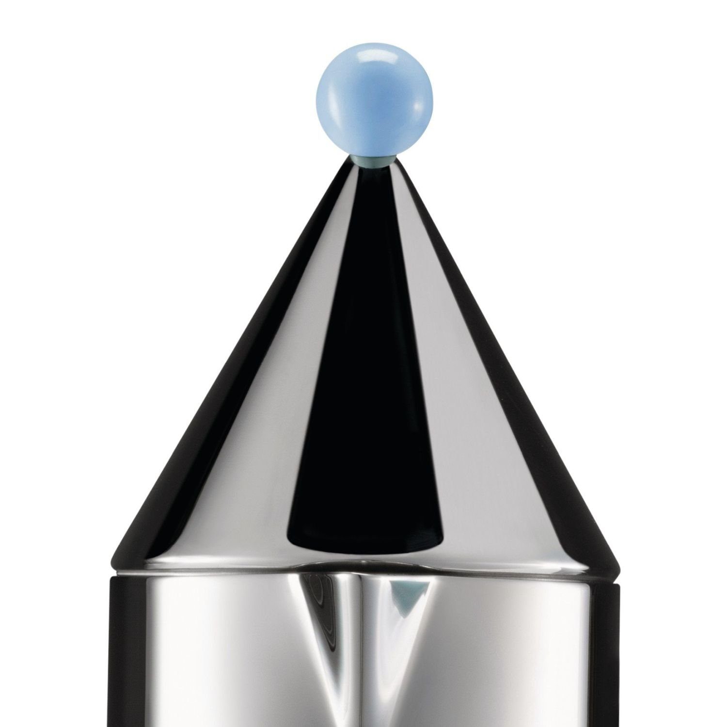 Alessi Espressokocher La Conica für 3 Tassen Hellblau, 0,15l Kaffeekanne