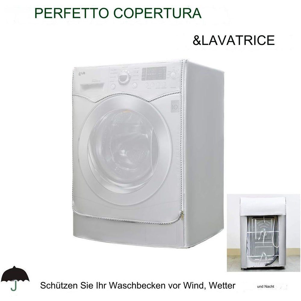 FELIXLEO Wäschespinne-Schutzhülle Waschmaschinen-Abdeckung Silber60*55*85cm