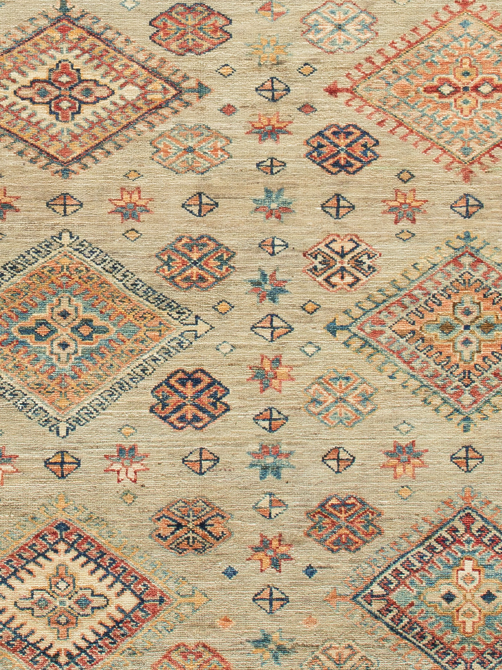 Kazak Ghazni ca. 252 x 301 cm, Unikat / Einzelstück