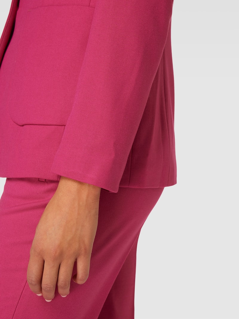 Blazer mit Reverskragen in pink