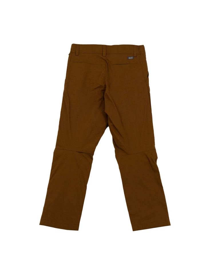 Jack Wolfskin Hose F65 Pants wandern in Braun günstig kaufen 128