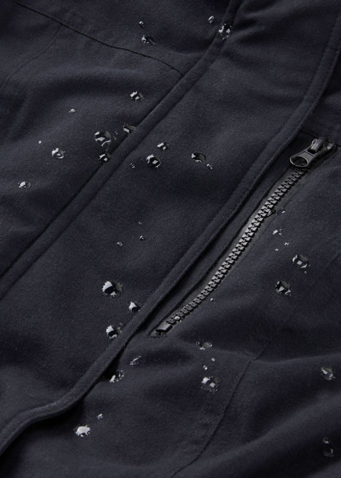Funktions-Parka mit Teddyfleece und Kapuze