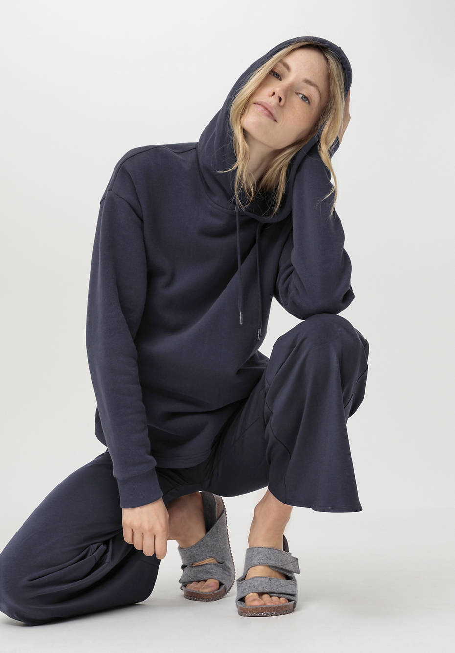 Hoodie aus reiner Bio-Baumwolle