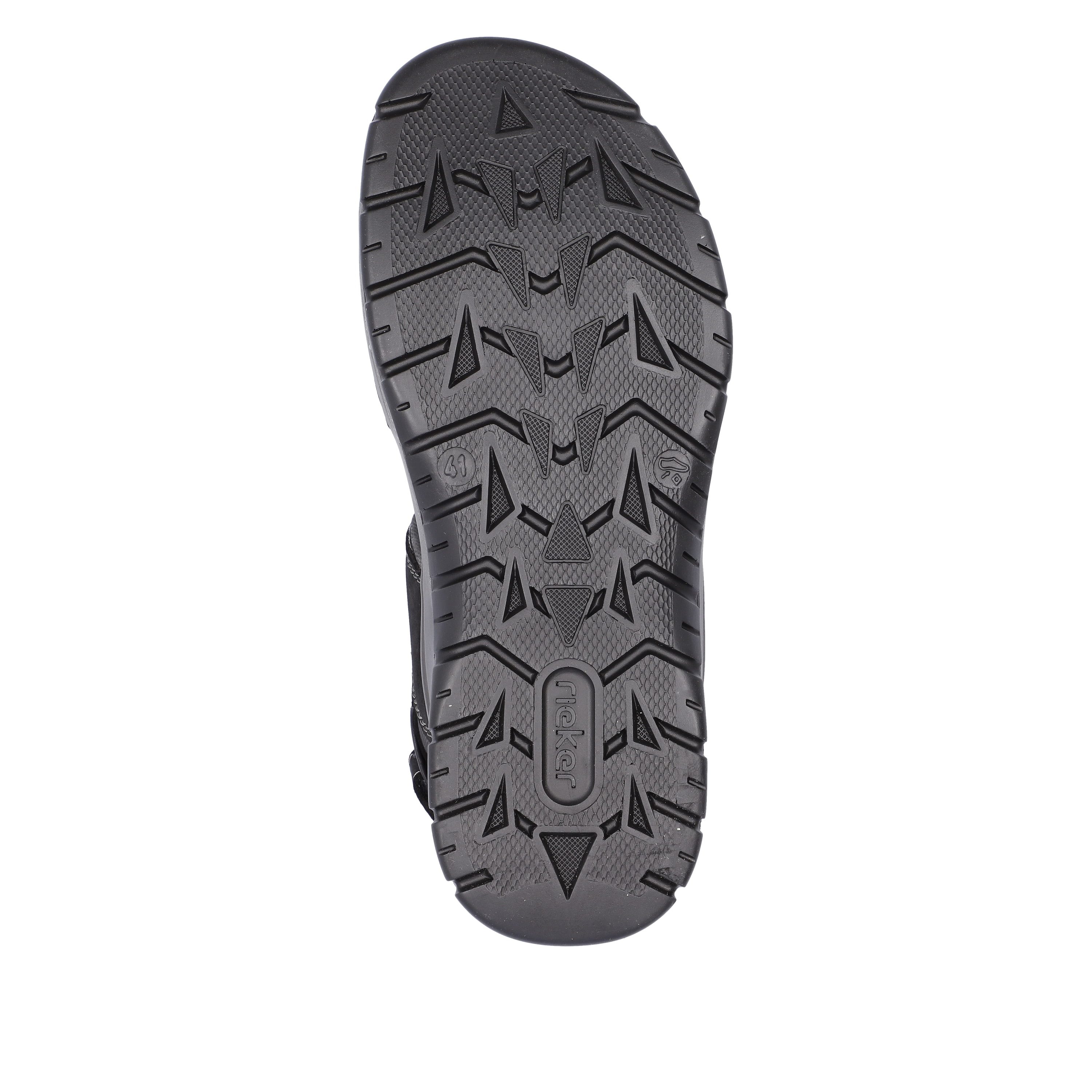 Rieker Herren Trekkingsandalen nachtschwarz