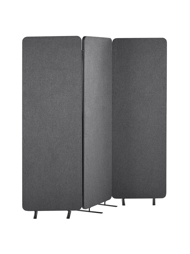 Beliani Paravent STANDI in Grau - (W) 184 x (H) 184 x (L) 30 cm günstig kaufen onesize