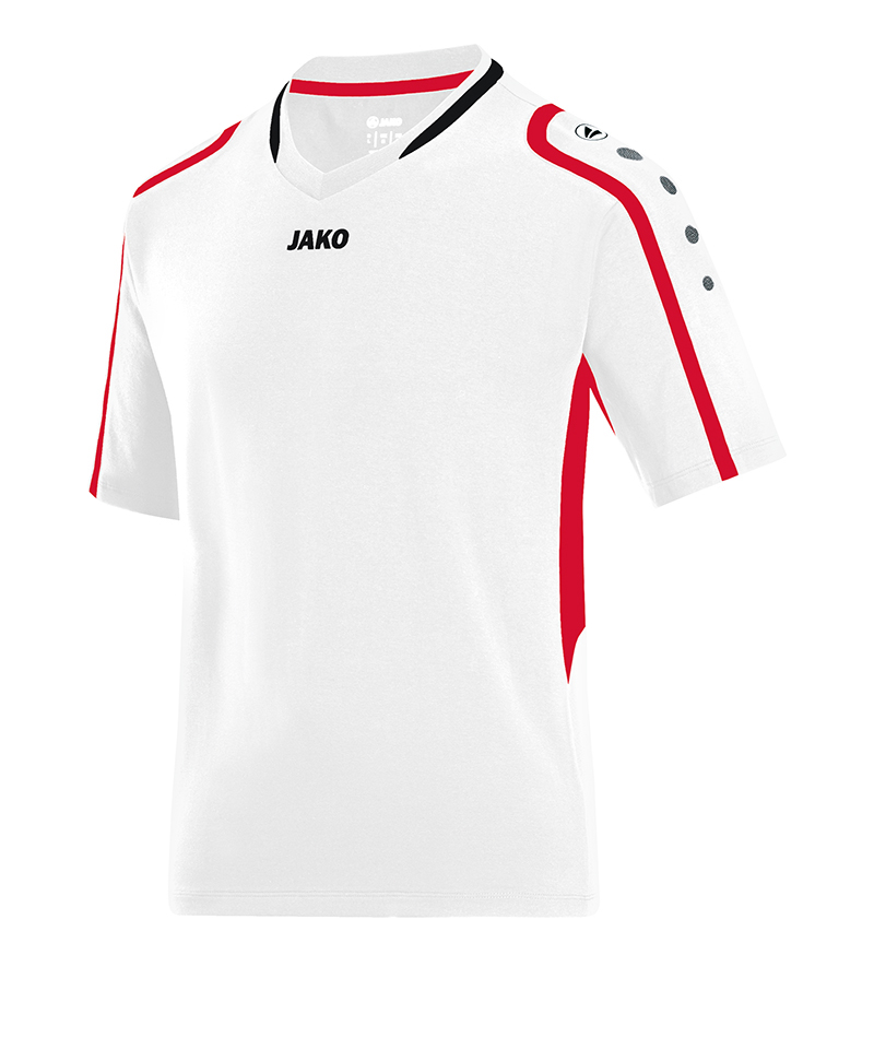 Jako Block Trikot Weiss Rot F00