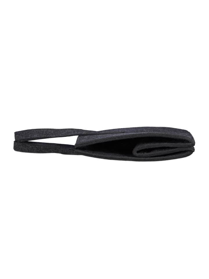 relaxdays Kaminholzkorb in Anthrazit - (B)43 x (H)34,5 x (T)36,5 cm günstig kaufen onesize