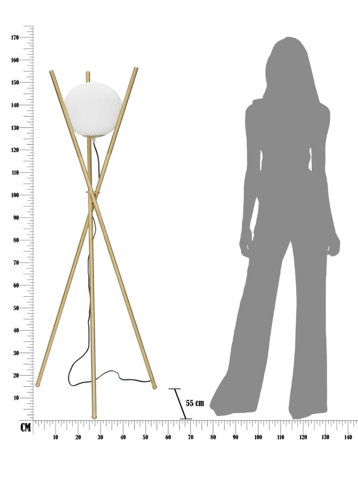 Mauro Ferretti Stehlampe in gold günstig kaufen onesize