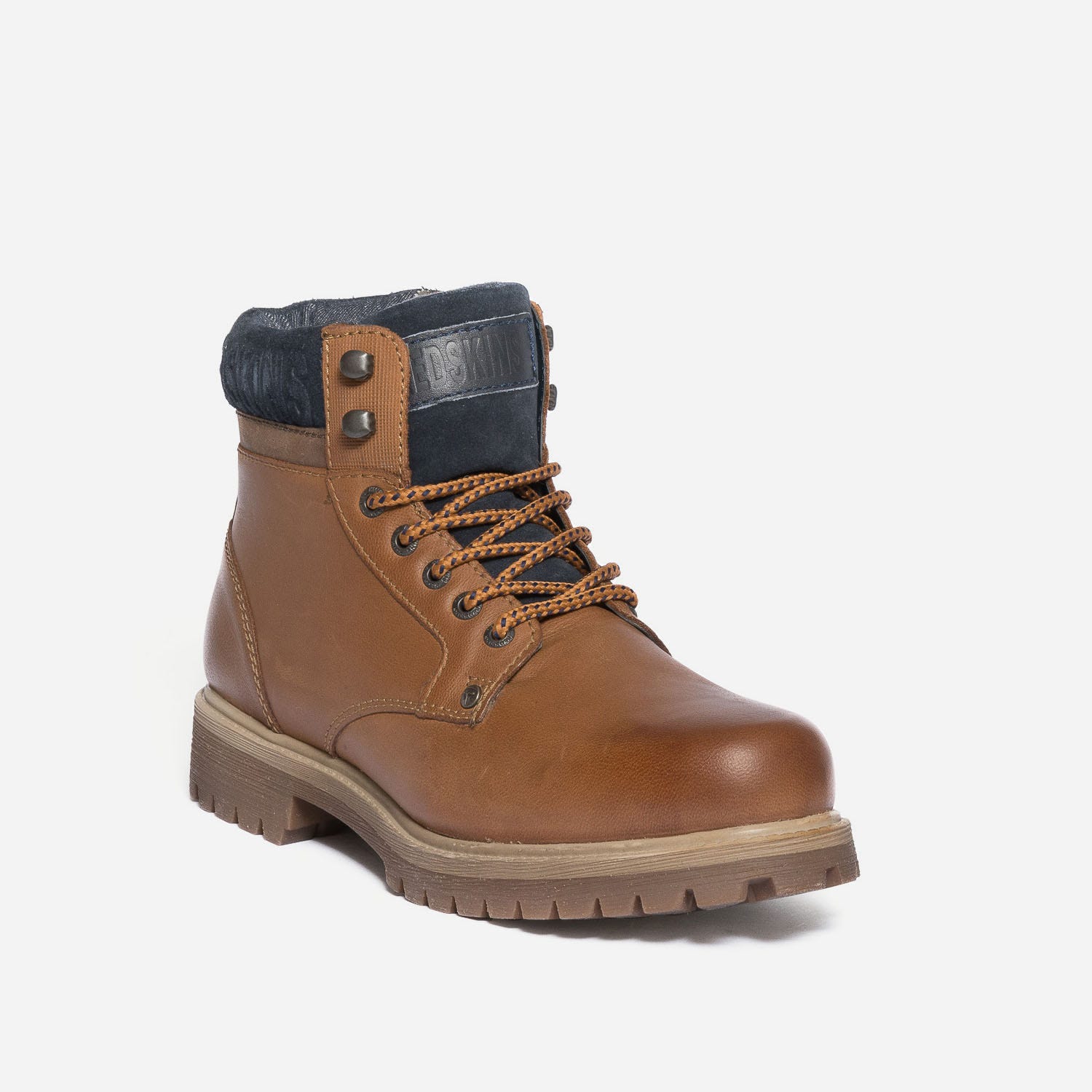 Boots REDSKINS cognac en cuir