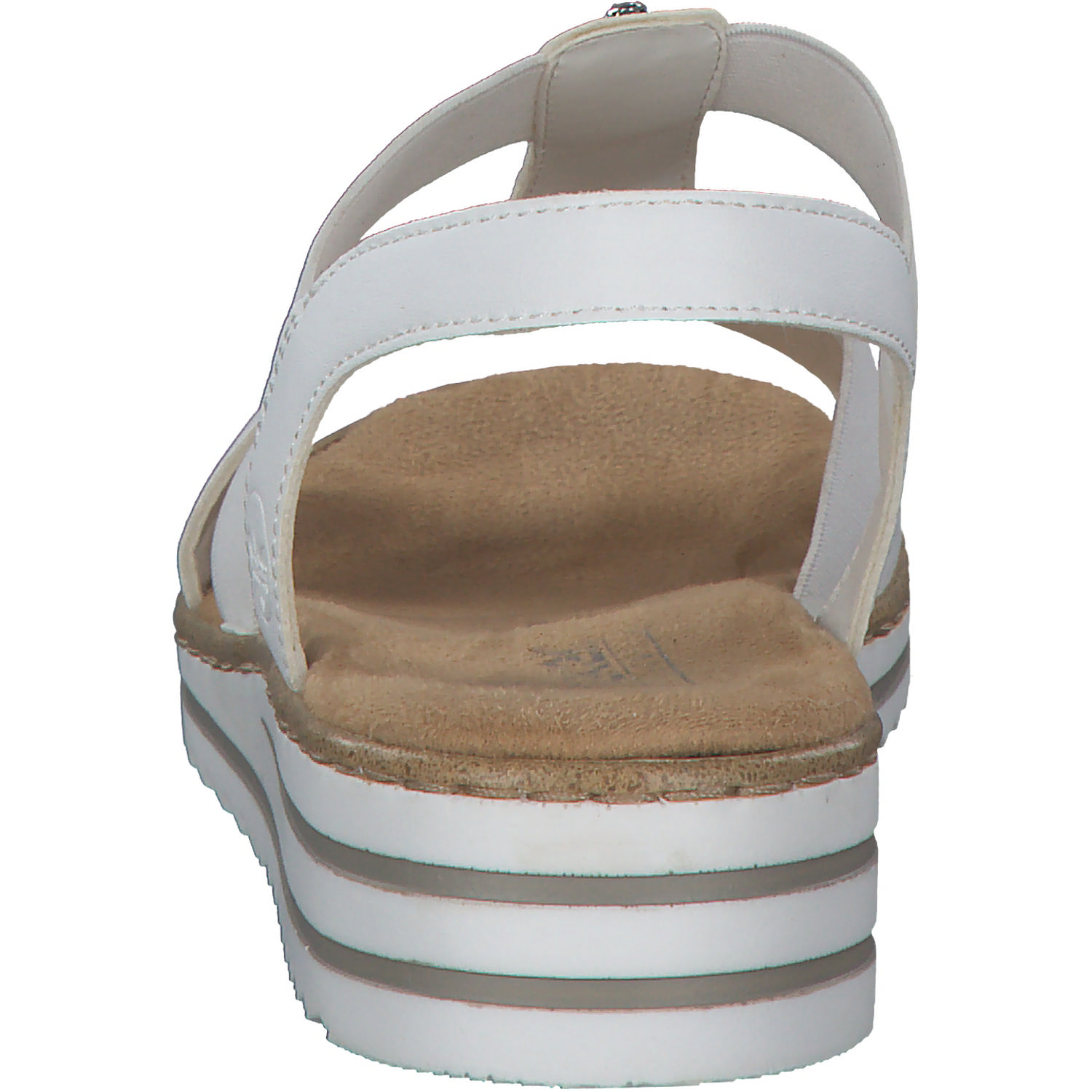 Rieker V0687, Keilsandaletten, Damen, WEISS