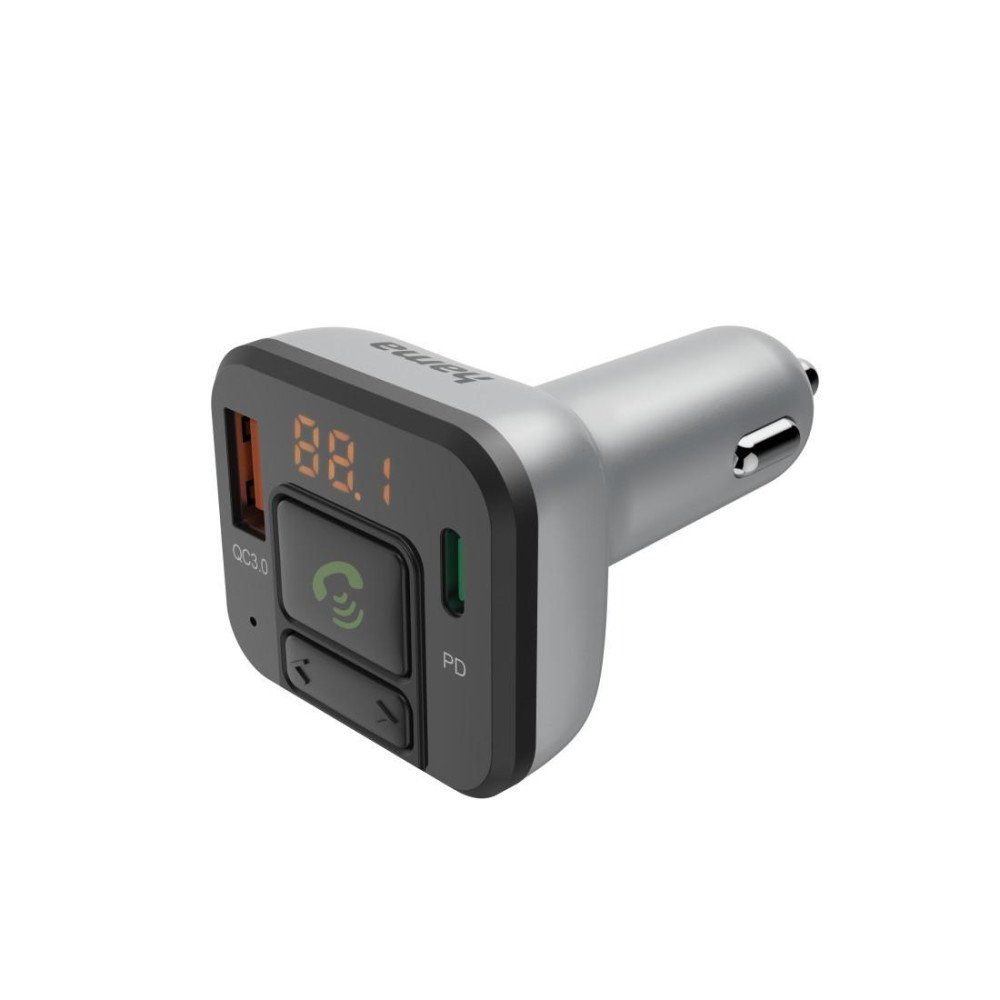 Hama FM-Transmitter FM-Transmitter mit Bluetooth®- und Freisprechfunktion KFZ-Transmitter