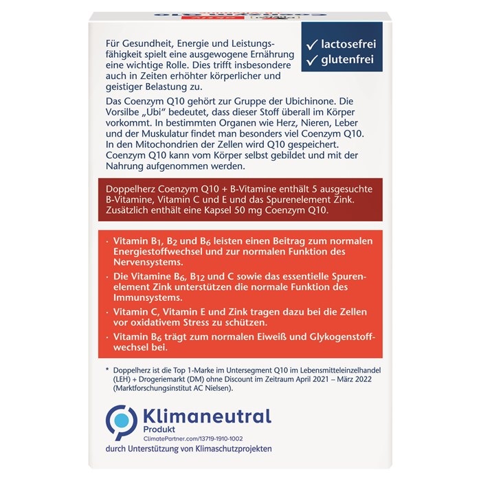Coenzym Q10 + B-Vitamine