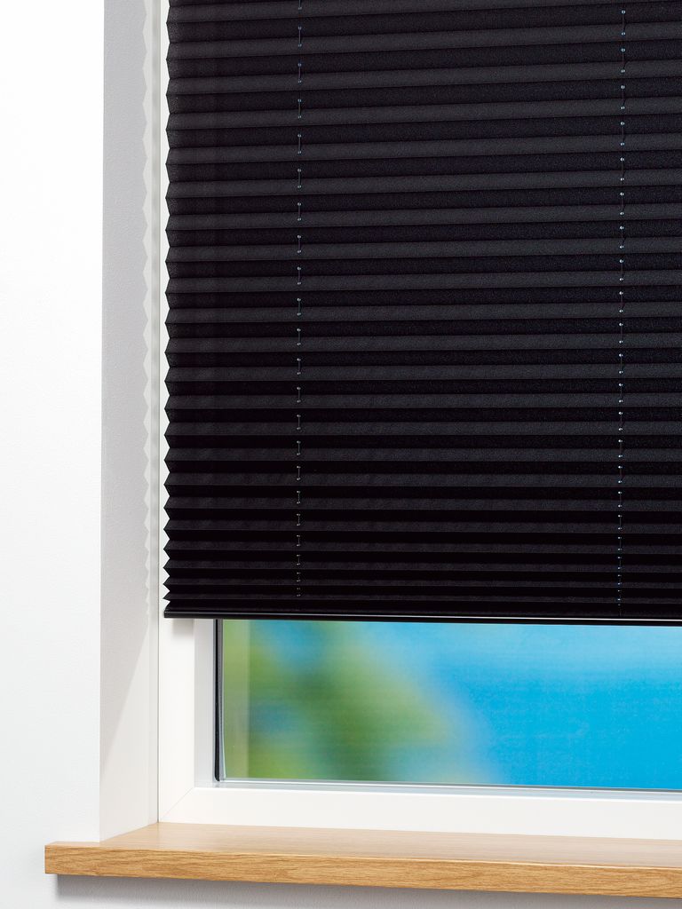 SALTHOLM Pleated Curtain SALTHOLM 80x130cm Black
