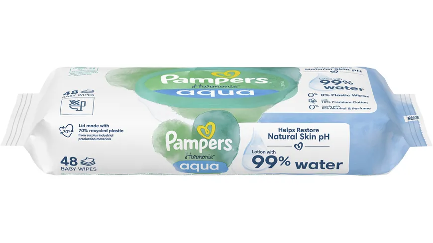 Pampers Harmonie aqua Feuchttücher