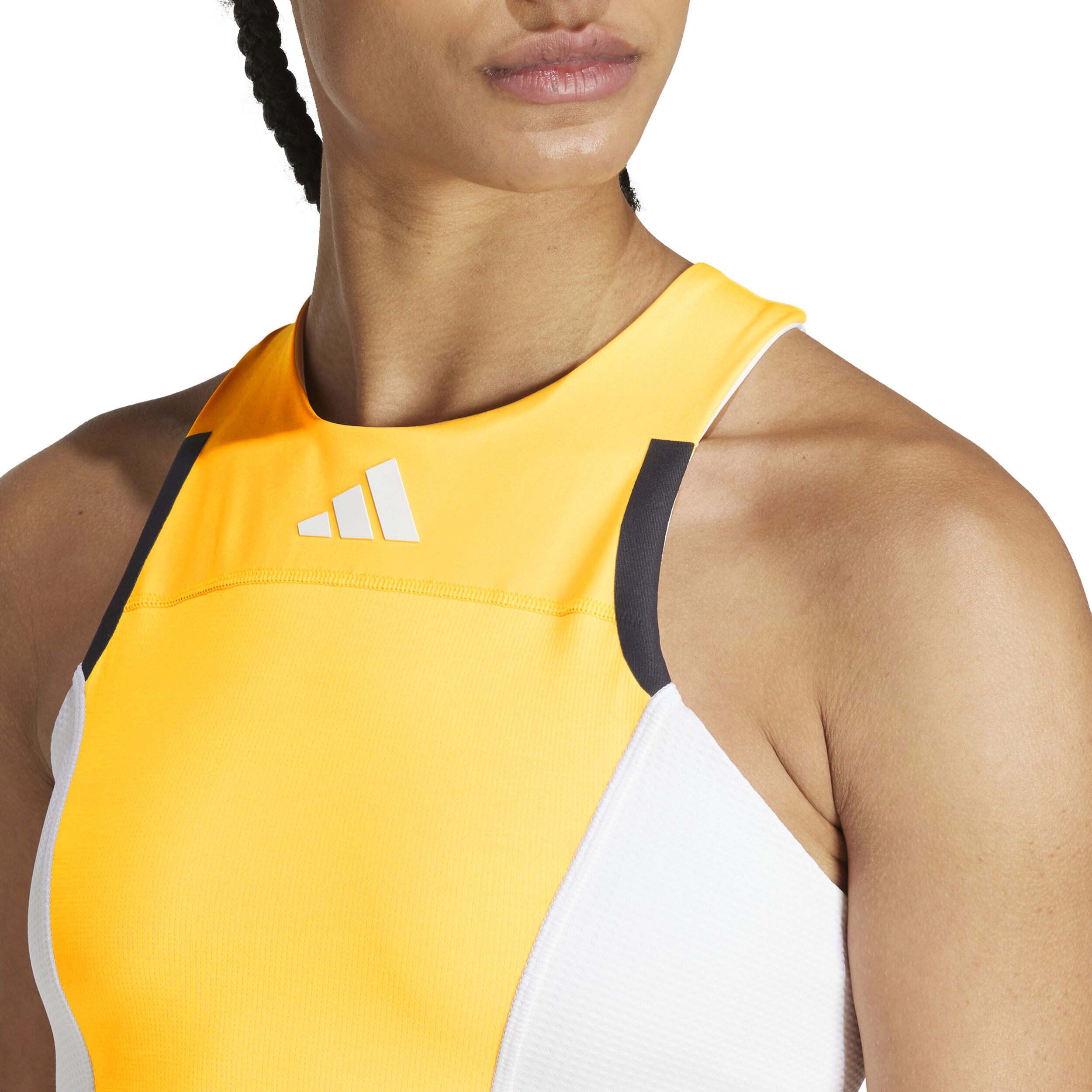 Pro Tank-Top Damen - Orange, Weiß