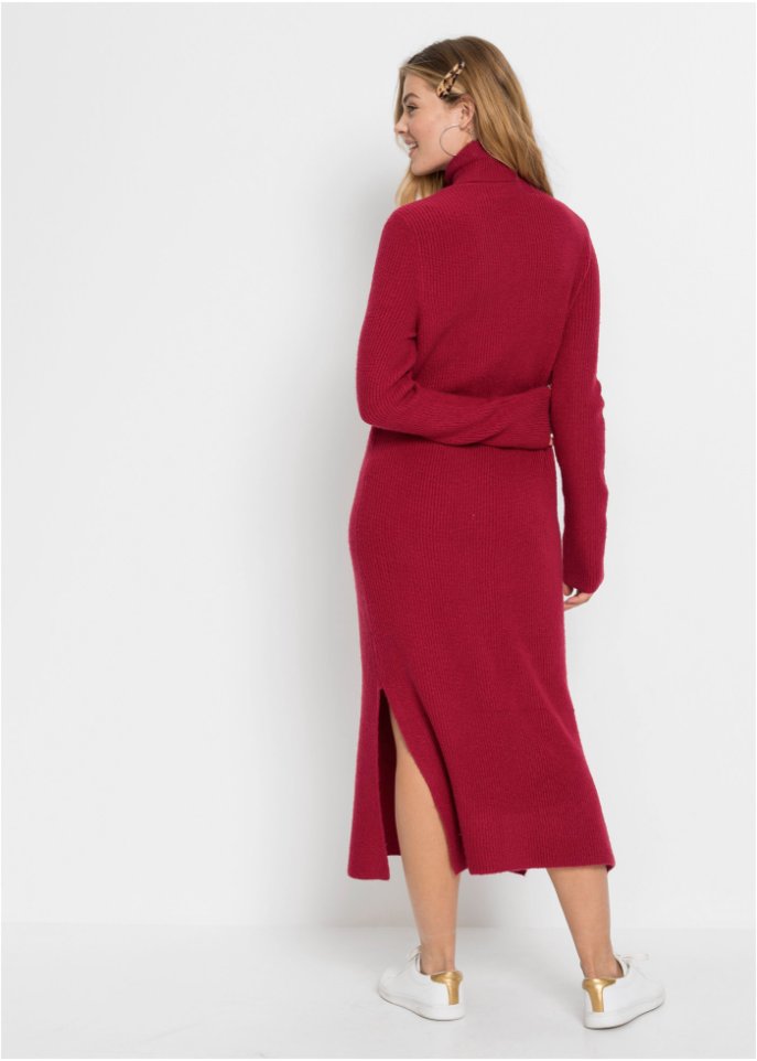 Strickkleid mit Rollkragen
