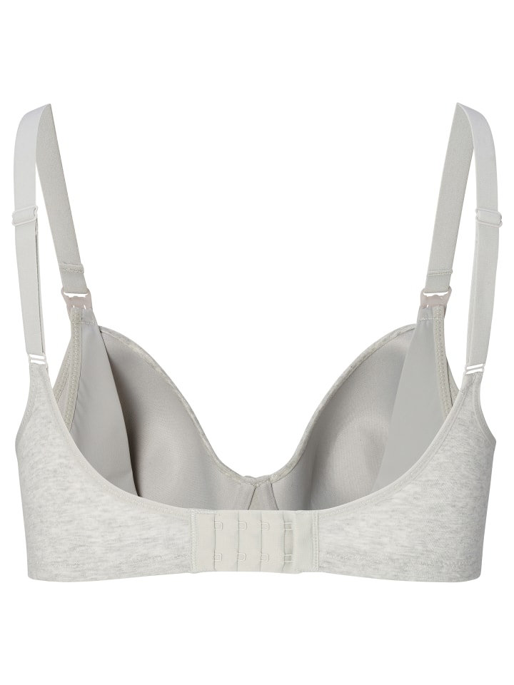 Noppies Gepolsterter Still-Bh Cotton Melange in Light Grey Melange günstig kaufen