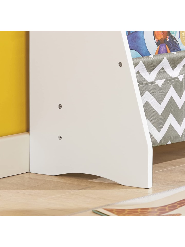 SoBuy Bücherregal in Hellgrau - (B)63 x (H)76 x (T)28cm günstig kaufen onesize