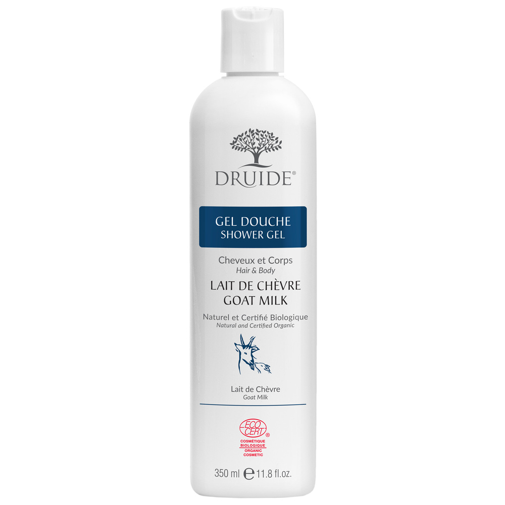 druide Gel douche Lait de Chèvre Gel douche ultra-doux au lait de chèvreet à l’aloé vera bio | Druide