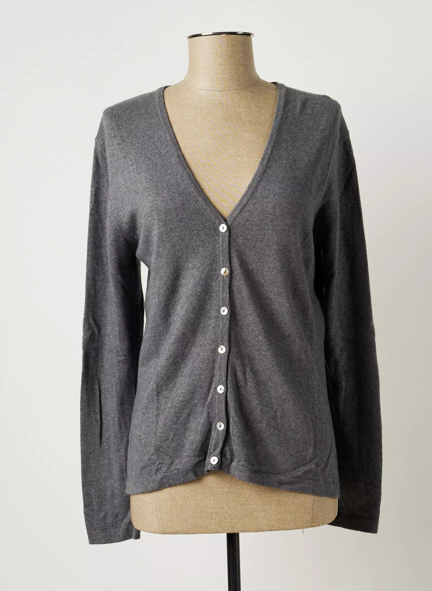 Tricobel Cardigans Femme couleur gris