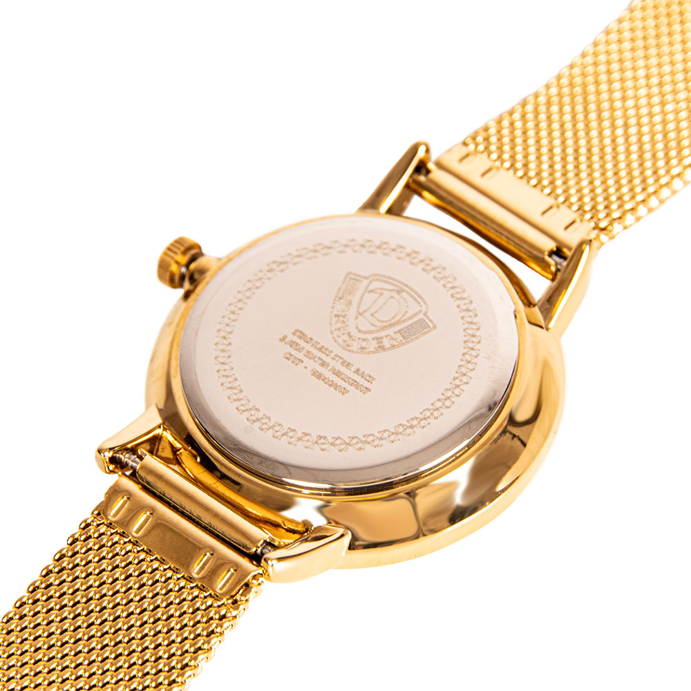 Damen-Armbanduhr WAPPEN Edelstahl gold