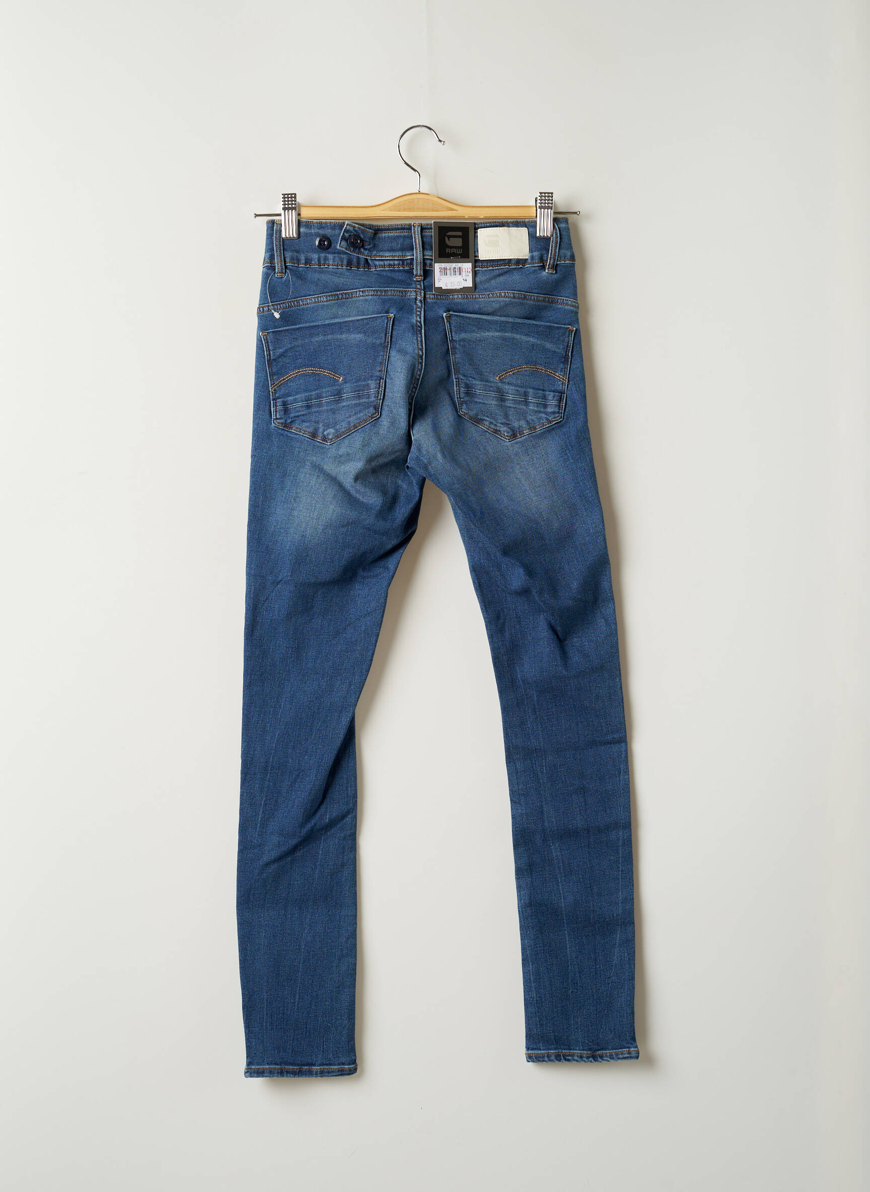 G Star Jeans Skinny Fille couleur bleu