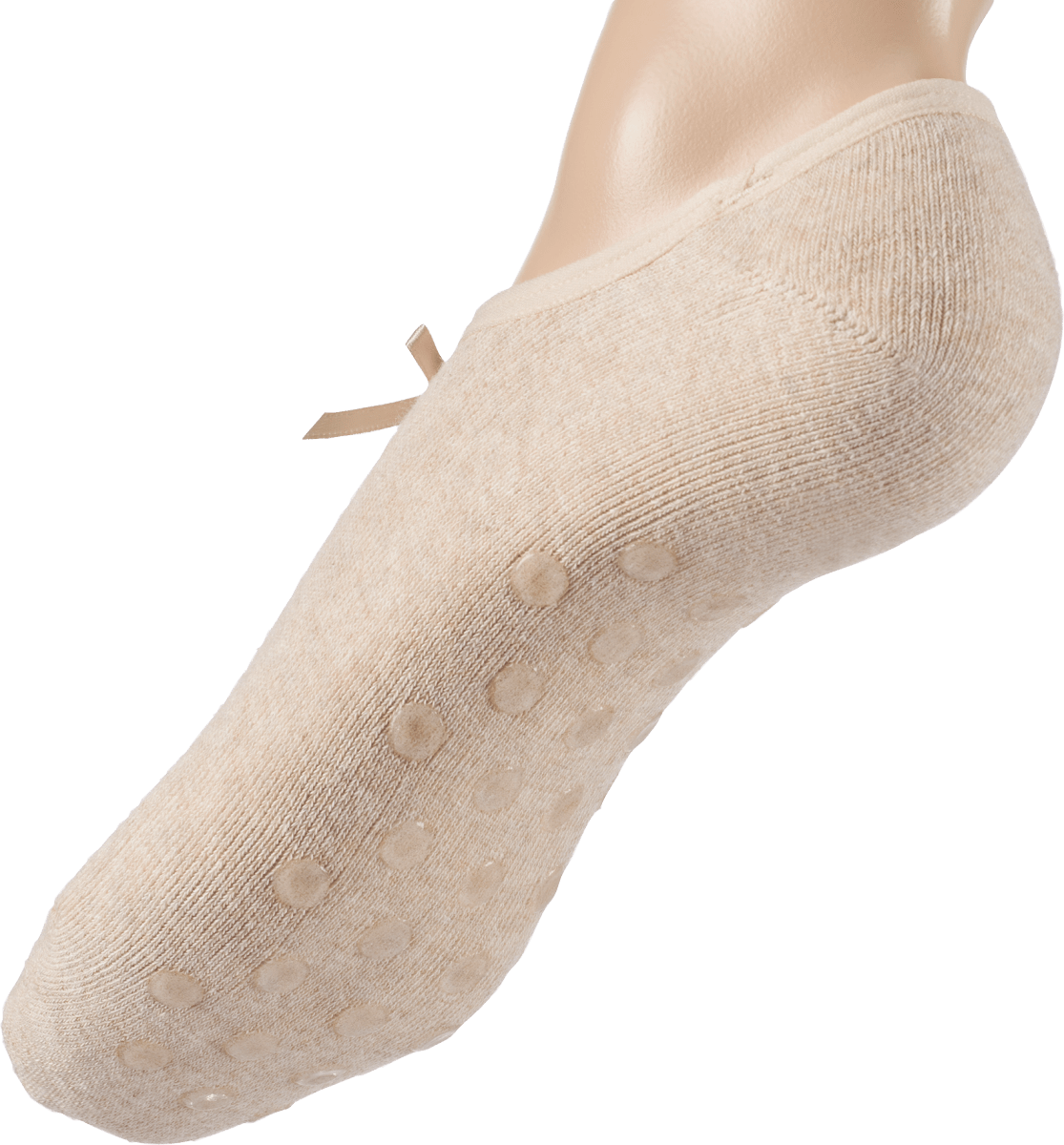 Socken mit Frottee + ABS-Sohle beige Gr. 39-42, 1 St