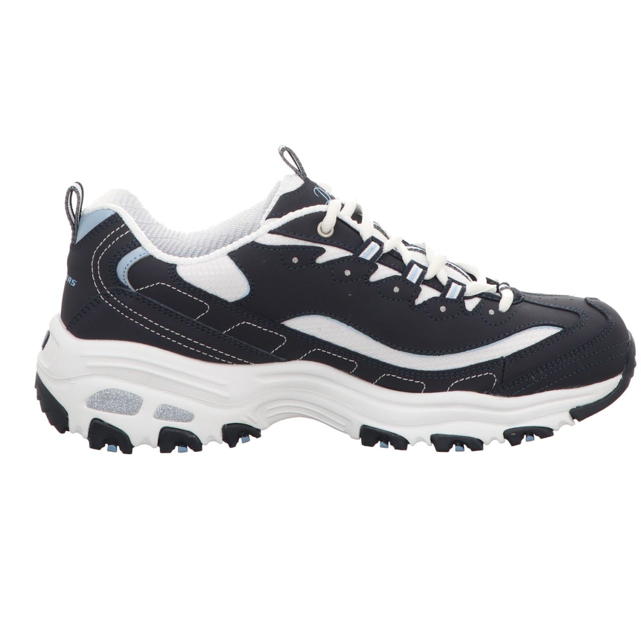 SKECHERS Freizeit Schnürer blau D`LITES BIGGEST FAN