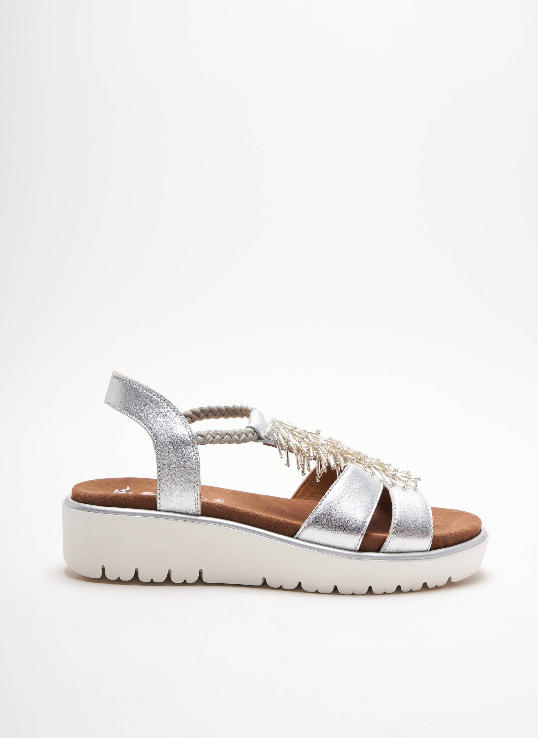 Ara Sandales Nu Pieds Femme couleur gris