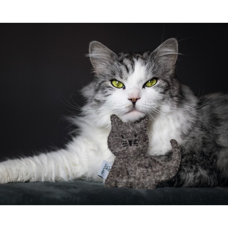Catlab Baldrian & Catnipspielzeug Catlab S Katzenspielzeug braune Katze mit Katzenminze